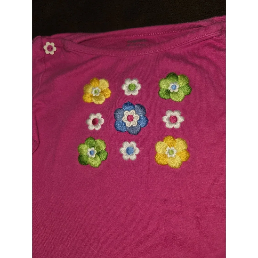 Gymboree showers of flowers floral pink top‎ size 18 24 months